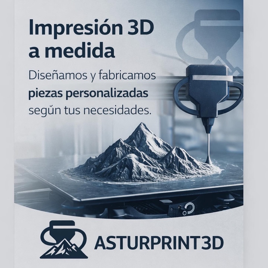 Impresora 3D trabajando una pieza técnica
